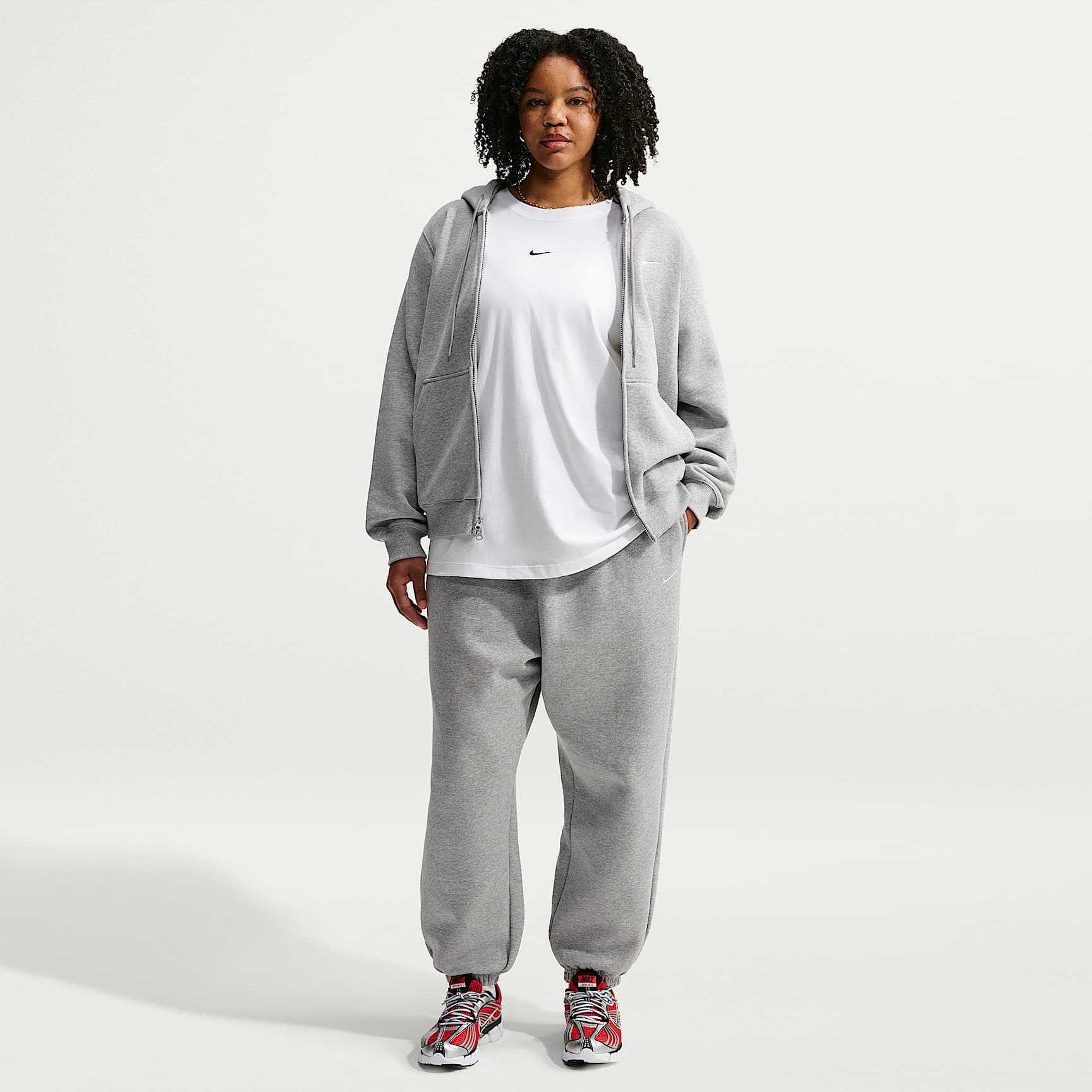 Nike Studio Fleece Medium Weight Women's Oversized High-Rise